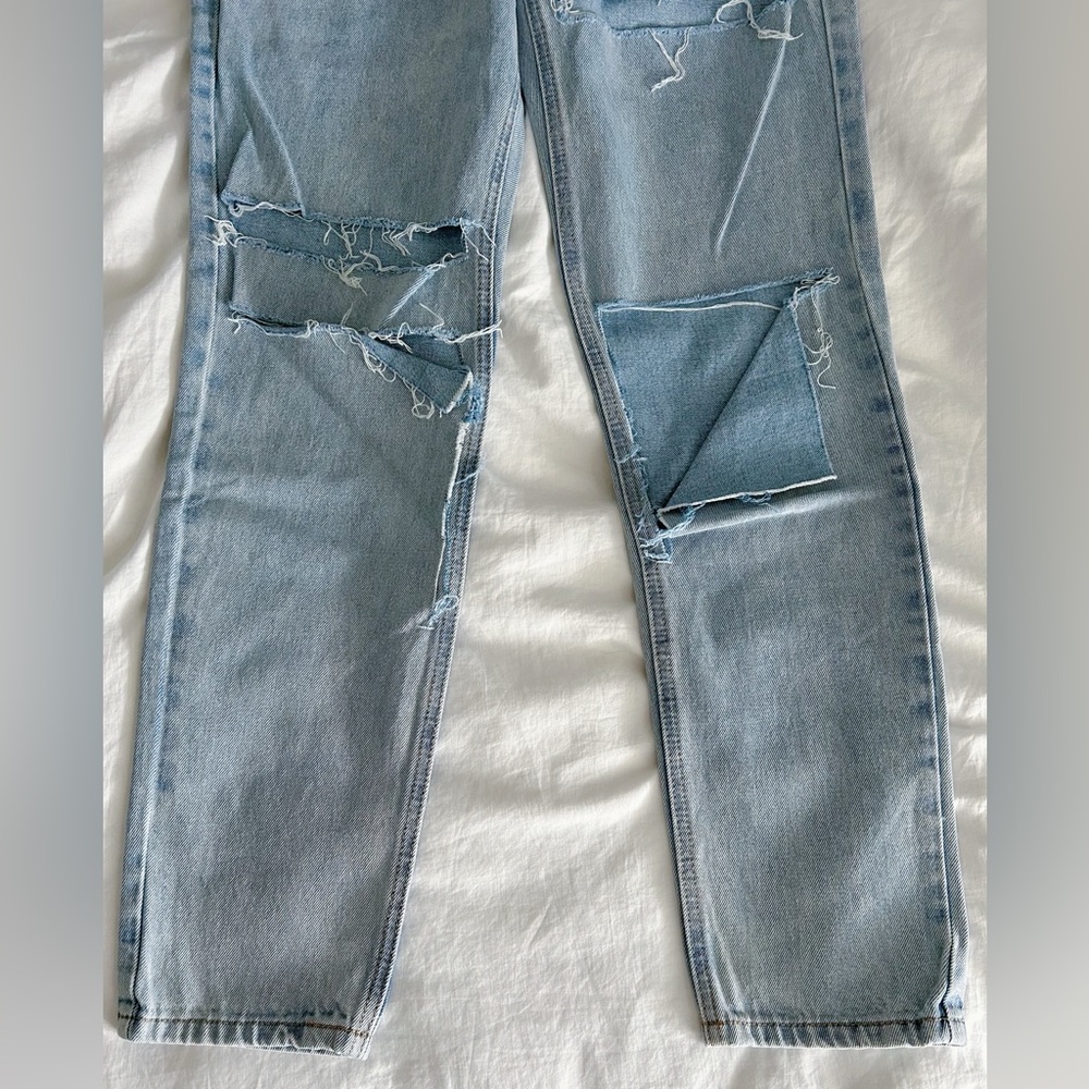 Adika Ripped Straight Jeans - Picture 3 of 5